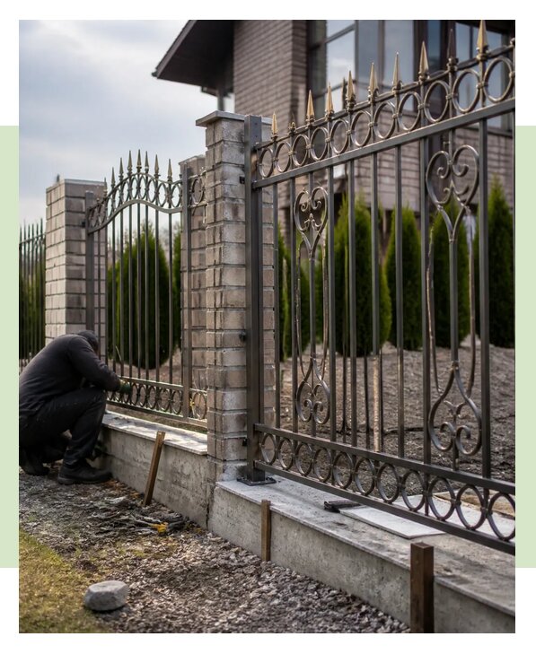 Монтаж кованого забора в Шадринске по цене от 4136 р. | ЗаборЭксеперт-Шдр
